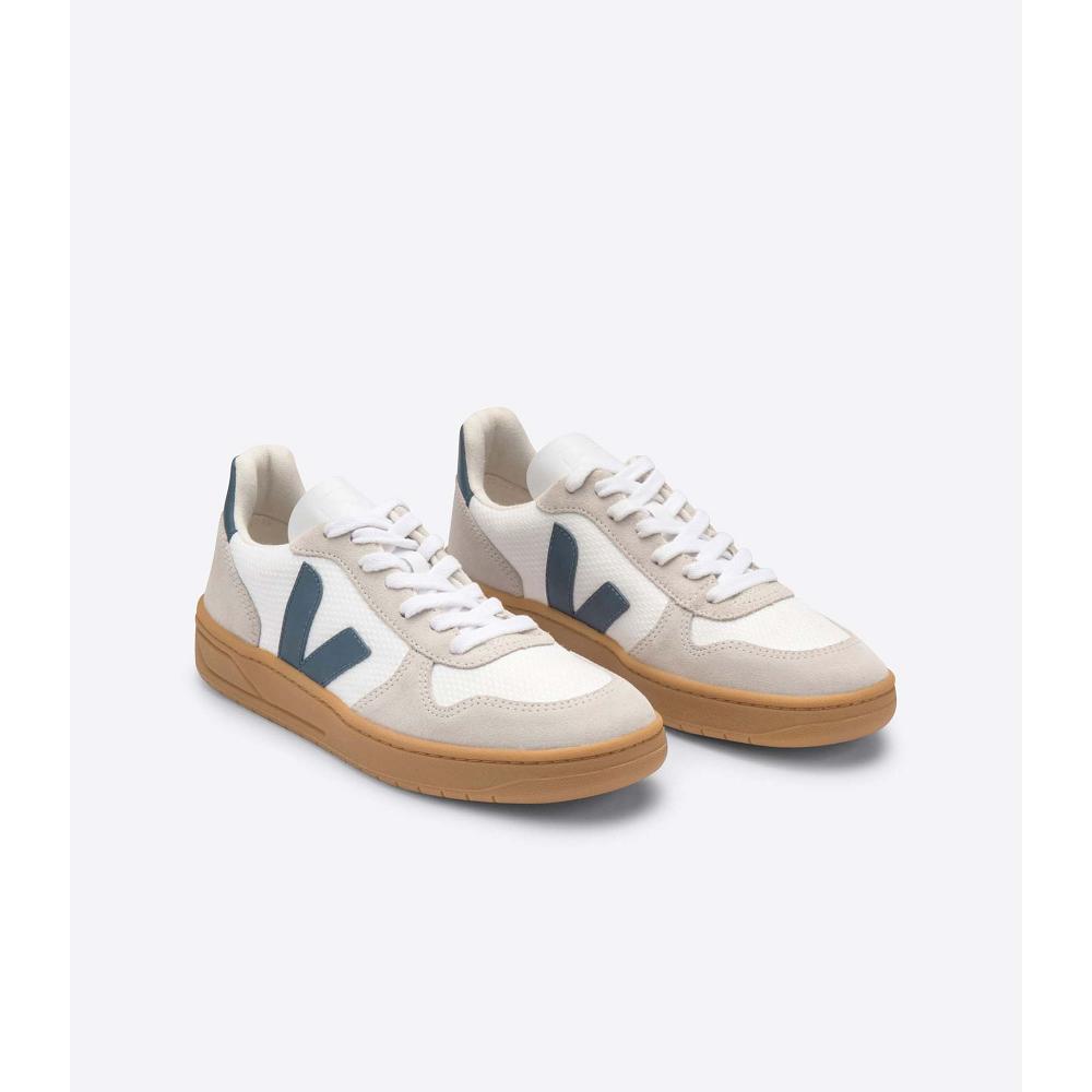 Αθλητικά Παπούτσια γυναικεια Veja V-10 B-MESH White/Beige | GR 637MQZ